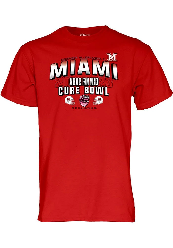 Miami RedHawks 2023 Cure Bowl Short Sleeve T Shirt