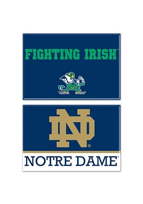 Notre Dame Fighting Irish 2pk Rectangle Magnet