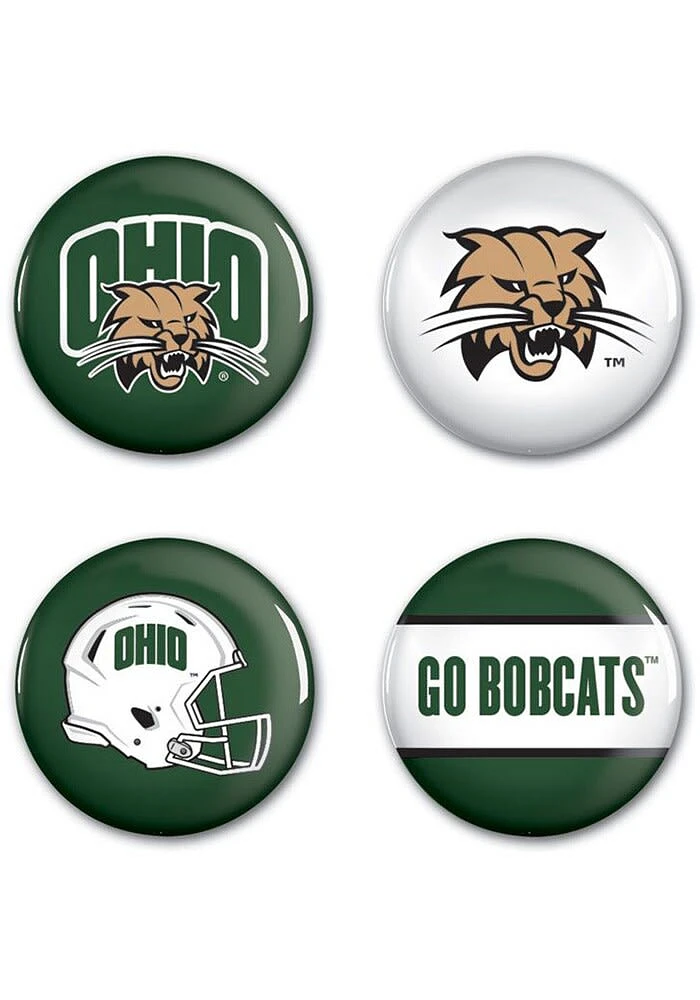 Ohio Bobcats 4 Pack Button