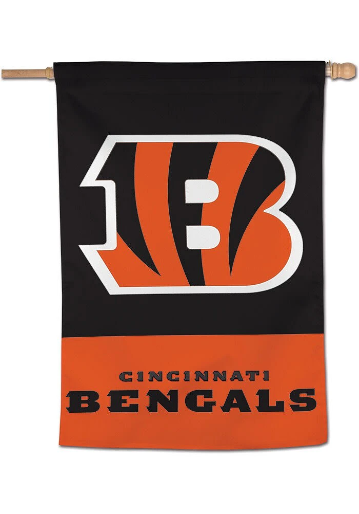 Cincinnati Bengals 28x40 Applique Banner