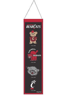 Cincinnati Bearcats 8x32 Evolution Banner Banner