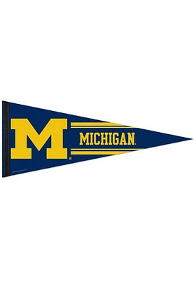 Michigan Wolverines 12x30 Vintage Pennant - Blue