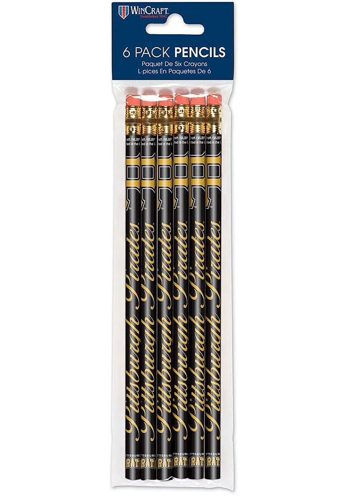 Pittsburgh Pirates 6-Pack Pencil