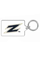 Akron Zips Logo Acrylic Design Keychain - Blue