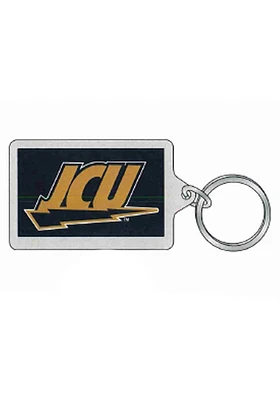 John Carroll Blue Streaks Premium Acrylic Keychain - Blue