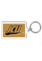 John Carroll Blue Streaks Premium Acrylic Keychain - Blue