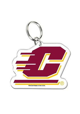 Central Michigan Chippewas Premium Acrylic Keychain - Maroon