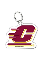Central Michigan Chippewas Premium Acrylic Keychain - Maroon