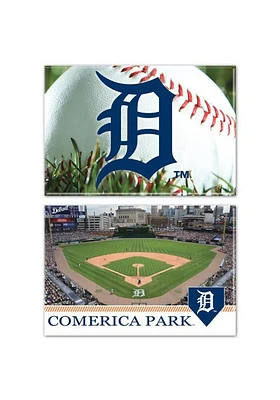 Detroit Tigers 2pk Rectangle Magnet
