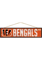 Cincinnati Bengals 4x17 Avenue Wood Sign