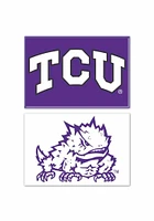 TCU Horned Frogs 2pk Rectangle Magnet