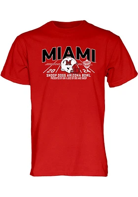 Miami RedHawks Red 2024 Arizona Bowl Bound Short Sleeve T Shirt