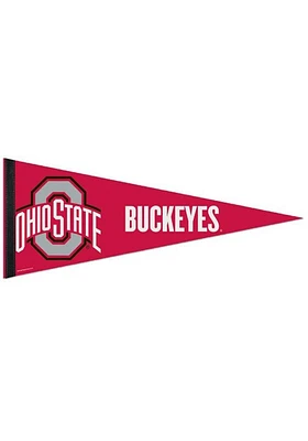 Ohio State Buckeyes 12x30 Premium Felt Pennant - Red