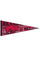 Arkansas Razorbacks 12x30 Premium Felt Pennant - Cardinal