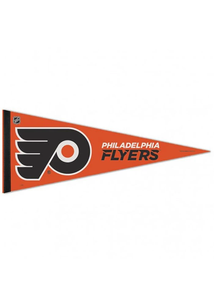 Philadelphia Flyers 12x30 Logo Premium Pennant - Black