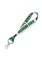 Michigan State Spartans 1 Key Strap Lanyard - Green