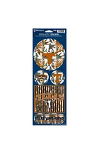 Texas Longhorns Prismatic Stickers - Burnt Orange