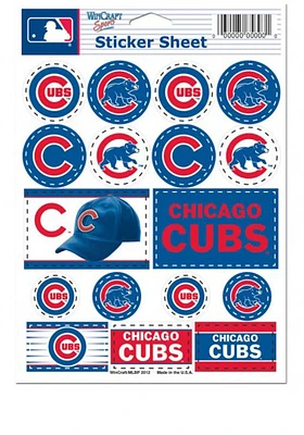 Chicago Cubs Team Logos Stickers - Blue