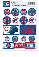 Chicago Cubs Team Logos Stickers - Blue
