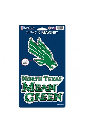 North Texas Mean Green Team Logo Design Magnet