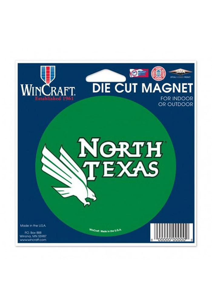 North Texas Mean Green Team Logo Magnet