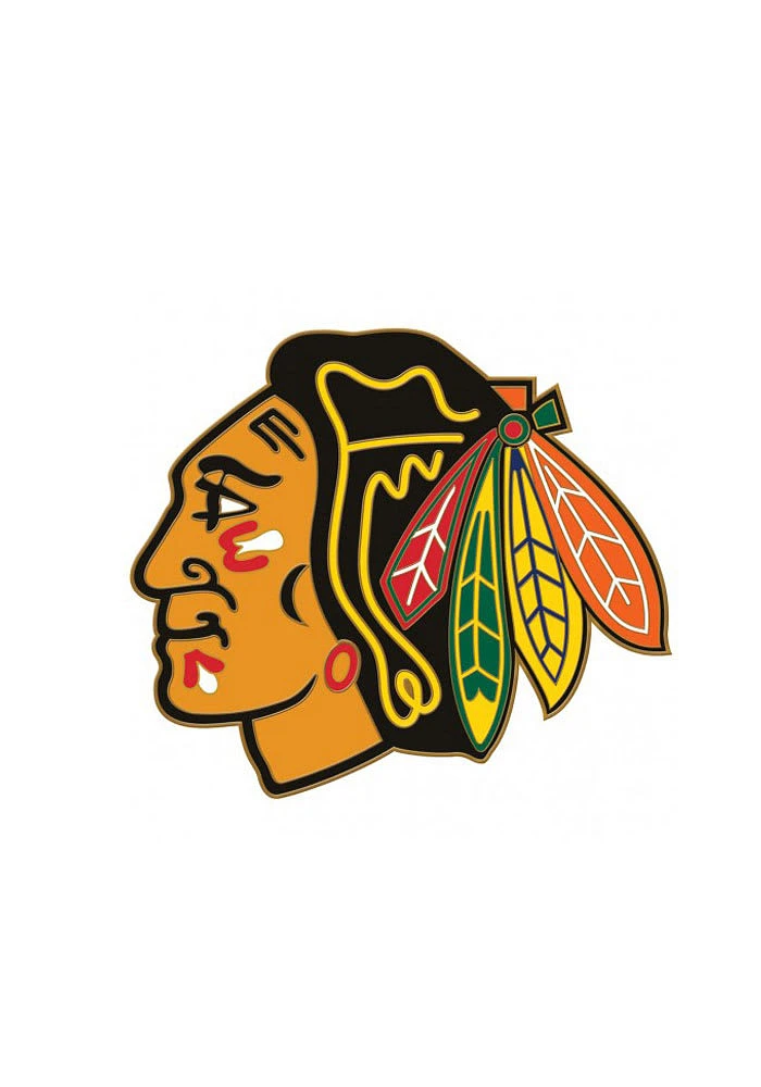 Chicago Blackhawks Souvenir Team Logo Pin - Red
