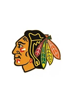Chicago Blackhawks Souvenir Team Logo Pin - Red