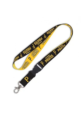 Pittsburgh Pirates Reversible Lanyard - Yellow