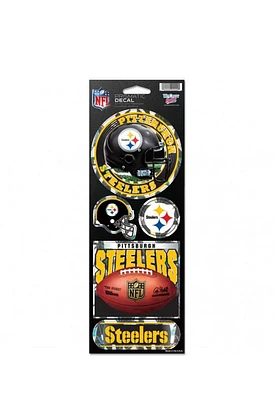 Pittsburgh Steelers Prismatic Stickers - Yellow