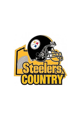 Pittsburgh Steelers Souvenir Steeler Country Pin - Yellow