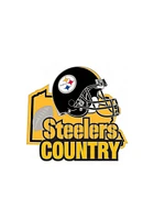 Pittsburgh Steelers Souvenir Steeler Country Pin - Yellow