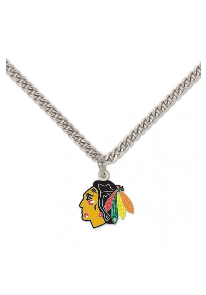Chicago Blackhawks Team Logo Womens Necklace