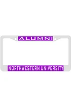 Northwestern Wildcats Alumni Inlaid License Plate Frame - Purple