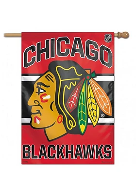 Chicago Blackhawks Team Logo Banner - Red