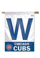 Chicago Cubs W Logo Banner - White