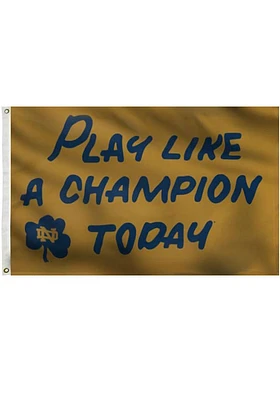 Notre Dame Fighting Irish Deluxe Grommet Silk Screen Grommet Flag