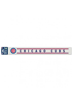 Chicago Cubs Perfect Cut Auto Strip - Blue