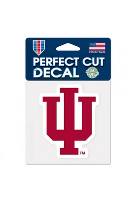Indiana Hoosiers Perfect Cut Auto Decal - Red