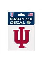 Indiana Hoosiers Perfect Cut Auto Decal - Red