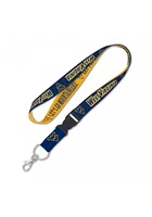 West Virginia Mountaineers Reversible Lanyard - Navy Blue