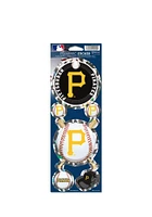 Pittsburgh Pirates Prismatic Stickers - Silver