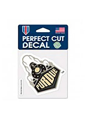 Purdue Boilermakers Perfect Cut Auto Decal - Black