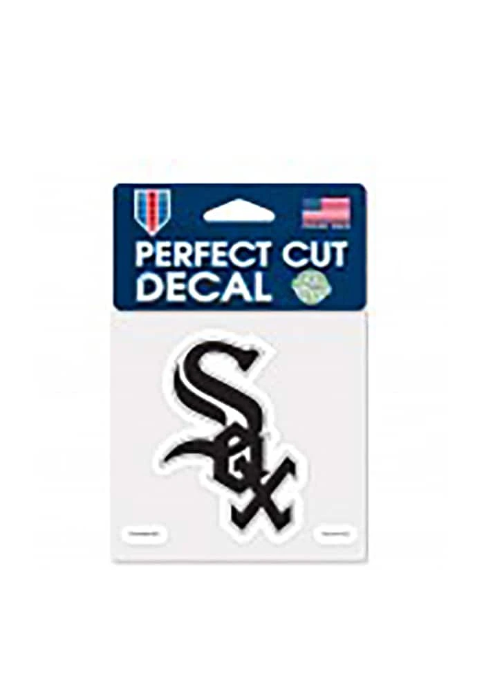 Chicago White Sox Perfect Cut Auto Decal - Black