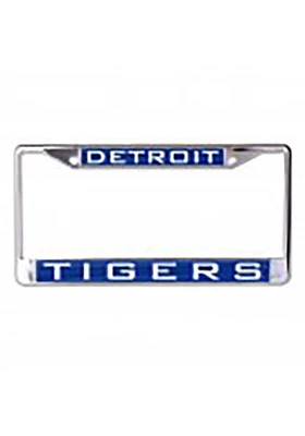Detroit Tigers Chrome Inlaid License Frame