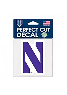 Northwestern Wildcats Perfect Cut Auto Decal - Purple