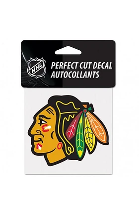 Chicago Blackhawks Team Perfect Cut Auto Decal - Black