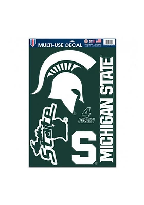Michigan State Spartans Multi Use Auto Decal - Green