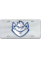 Saint Louis Billikens Silver Team Logo Inlaid Car Accessory License Plate