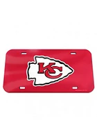 Kansas City Chiefs Red Team Logo Car Accessory License Plate
