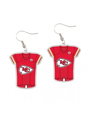 Kansas City Chiefs Jersey Womens Earrings